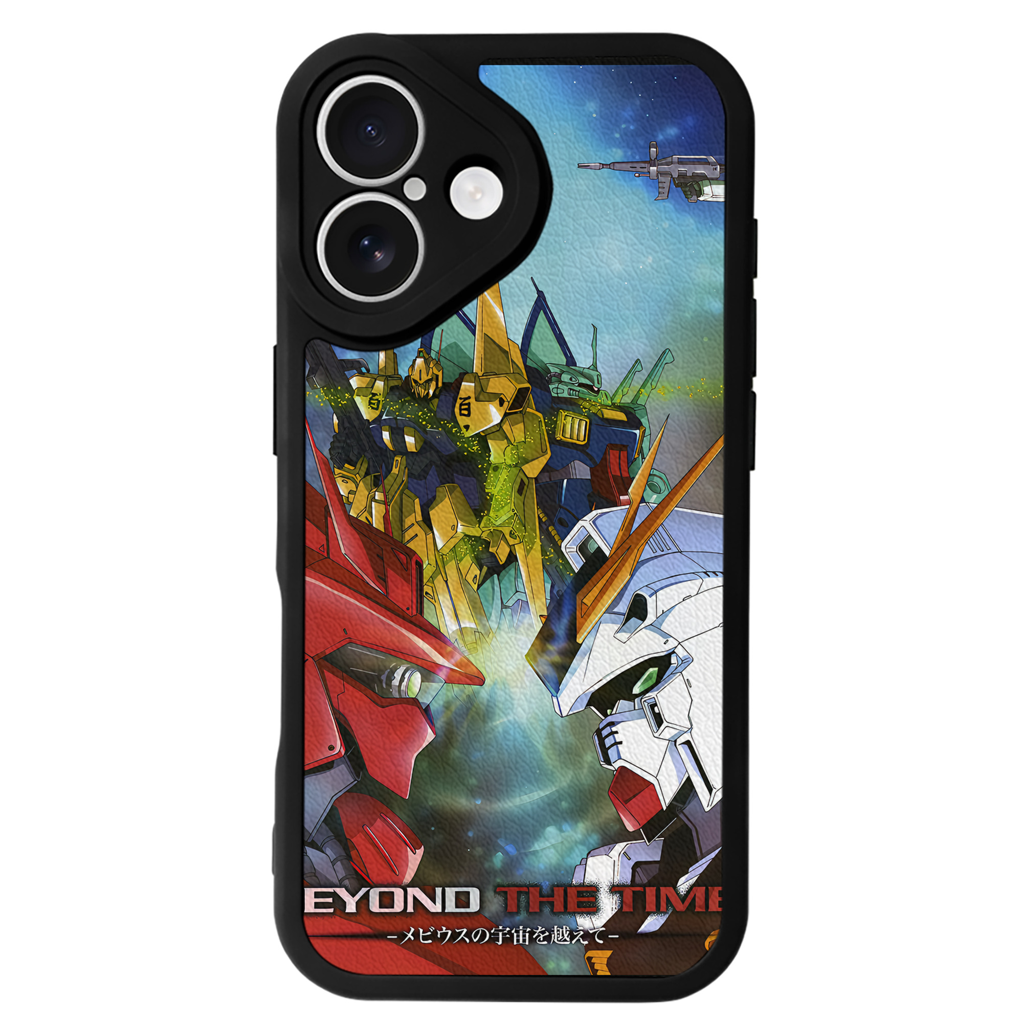 （画像用） 機動戦士ガンダム Mobile Suit Gundam 【iPhone 16シリーズ対応】シリコンスマホケース（レザー調） 材質：シリコン